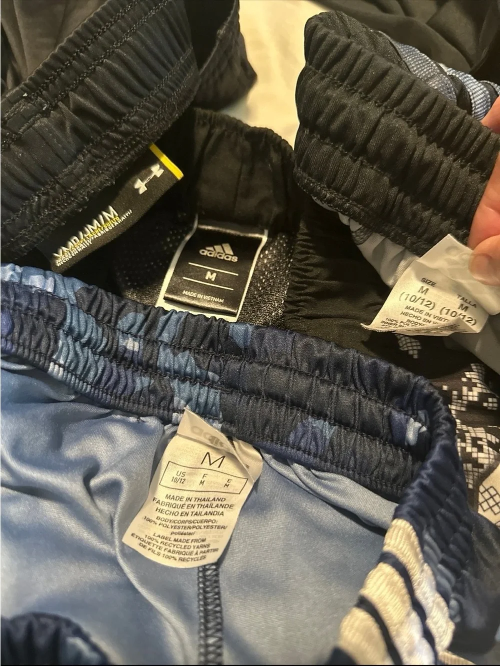 Adidas Under Armour Youth Short Bundle Sz M